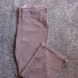 Women's Pants Tan Brown Plus Size 22 W Liz & Co Corduroy Pants